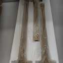 Denique Iron Taper Candle Holder Set of 3, Gold Candlestick Holders 19.317 14 Heightening Decorative Candle Stand Set for Wedding, Dining Table, Home Decoration (Gold)