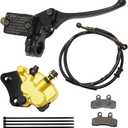EATAKWARD Front Disc Brake Master Cylinder Caliper Kit, Replacement for 50cc 70cc 90cc 110cc and 125cc Dirt Pit Bike Brake Systems