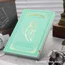 College Rule Journal Notebook for Women Girls, 216 Pages Journals for Writing A5 Hardcover Notebook for School, Note Taking, Journaling (Green)