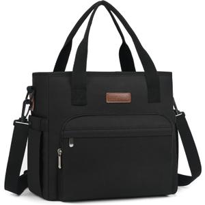 MIYCOO Lunch Bag Lunch Box Men Women - Leakproof Insulated Cooler Bag for Men Women - Large Tote Adults, Black (18L)