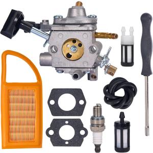 Mikatesi 4282-120-0606 BR600 BR700 Carburetor Carb Kit for Stihl BR500 BR550 BR 500 550 600 Backpack Blower Leaf Blower Parts Replaces Zama C1Q-S183 C1Q-S184 4282-120-0607 4282-120-0608