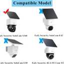 Camera Rain Cover Only Compatible with Eufy Security SoloCam S340,Sun Shade Rain Shield Outdoor Camera Cover,Protective Cover for Security Cameras,Anti Glare Case,Quick Installation,2 Pack