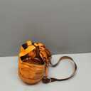 Horse Grazing Muzzle for Easy Breathe, Comfortable Muzzle Grazing for Horses with Adjustable Straps, Buckles, Suitable for Precaution of Laminitis, Orange Large