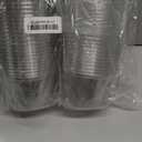 Alaeseje 50 Pack 16 oz Disposable Clear Plastic Cups,PET Dessert Cup with Lids,Disposable Snack Bowls for Cupcake,Pudding,Snacks,Yogurt,Parfait,Fruits,Mousse