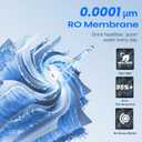 C100 Reverse Osmosis Water Filter Countertop with Cooling, No Installation Required, Great Taste & Pure Quality, Fast Filtration, Eliminates Bottled Water Costs