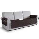 VANSOFY Couch Cover, Waterproof Sofa Covers Washable Slipcover Furniture Protector Couch Seat Covers Non-Slip Couch Cover for Dogs, Pets(Sofa Plus, Chocolate)