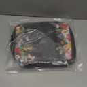 Laumoi Bible Cover Floral Bible Case with Handle and Zippered Back Pocket 10 Inch Women Bible Bag with Bookmark Portable Bible Carrying Case for Bible Study, Outdoor, Daily Commuter (Less Flower)