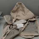 36 x 12 Inches Piano Bench Cushions for Indoor Furniture with Ties Non Slip Kitchen Dining Room Bench seat Cushion for Show Storage, Window, Settee, Ottoman pad, Beige