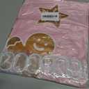 GPGHE Pink Christmas Gingerbread Decorations Shower Curtain Holiday Bathroom Gingerbread Man Curtain with 12 Hooks 71x71 Inch