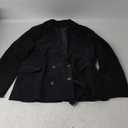 CRAZY GRID Womens Casual Blazer Jacket Long Sleeve Open Front Work Office Blazer Lapel Button Jacket (Large, 2-black)