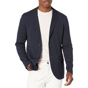 Armani Exchange Men's Poly Rayon Blazer, Deep Navy, 40