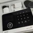 Home Alarm System with Camera, 23 Pieces Wireless WiFi/GSM SMS Home Security System with Motion Detector, 120dB Alarm Siren, Remote Control, Doorbell Button and SOS Button for Villa,Warehouse