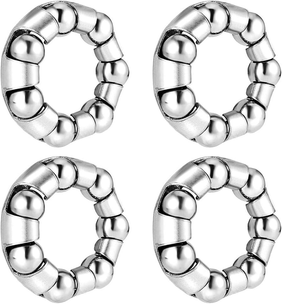 Bicycle Bearing 3/16" x 7 Bike Wheel Bearings Retainer, Replacement Bike Parts 4Pcs Repair Accessories for Bike Front Rear Axle Bicycle Bearing 3/16" x 7 Bike Wheel Bearings Retainer, Replacement Bike Parts 4Pcs Repair Accessories for Bike Front Rear Axle