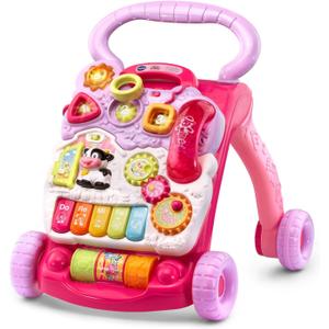 VTech Sit-to-Stand Learning Walker (Frustration Free Packaging), Pink (Pink)