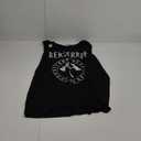 Viking Berserker with Runes Tank Top (Small, Black)