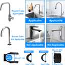 Kitchen Sink Caddy Organizer,Equipped with A Drainage Tray Sponge Holder,Faucet Organizer Rack for Bathroom,Adjustable with Hooks, Suitable for Kitchen and Bathroom, Left Side