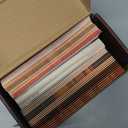 Decorably 40 Pack Foiled and Glittery 4x6in Happy Thanksgiving Cards with Envelopes & Stickers, 10 Charming Designs Thanksgiving Cards Bulk, with Printed Message Inside