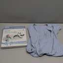 ZIGJOY Baby Transitional Swaddles for Newborns: 0.5 Tog Arms Up Sleep Sack 3-6-12 Months Soft Cotton Shark Fin 2 Way Zipper