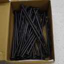 6 Inch Deck Screws 50Pcs, Structural Wood Screws, Rust Resistant Timber Screws for Timber/Log/Landscaping Wood, with T30 Star Bit (#14 x 6) (Black)