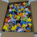 56 Pack Mini Plush Animals Toys Bulk, Small Stuffed Ocean Animal Toy Set, Keychain Decoration for Claw Machine, Birthday Party Favor, Goodie Bag Fillers, Valentines Classroom Prize Box, School Reward