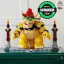 LEGO Super Mario The Mighty Bowser 71411, King of Koopas 3D Model Building Kit, Collectible Posable Character Figure with Battle Platform, Memorabilia Gift Idea for Adults and Fans of Super Mario Bros, pack de 1