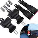 Golf Cart Seat Belts, Retractable Universal Seat Belt Kit, Fits Club Car, EZGO, Yamaha (2 PCS)