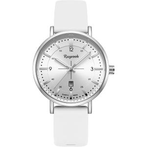 Ladies Quartz Analog Watch,Silicone Band, Calendar Date Display, Water Resistant, Watch for Women Nurses Female Nursing