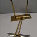 Jewelry Display Stand 2 Packs Stainless Steel Purse Display Stand Acrylic Necklaces Holder Towers Adjustable Height Tabletop Jewelry Organizer for Home Store Boutique