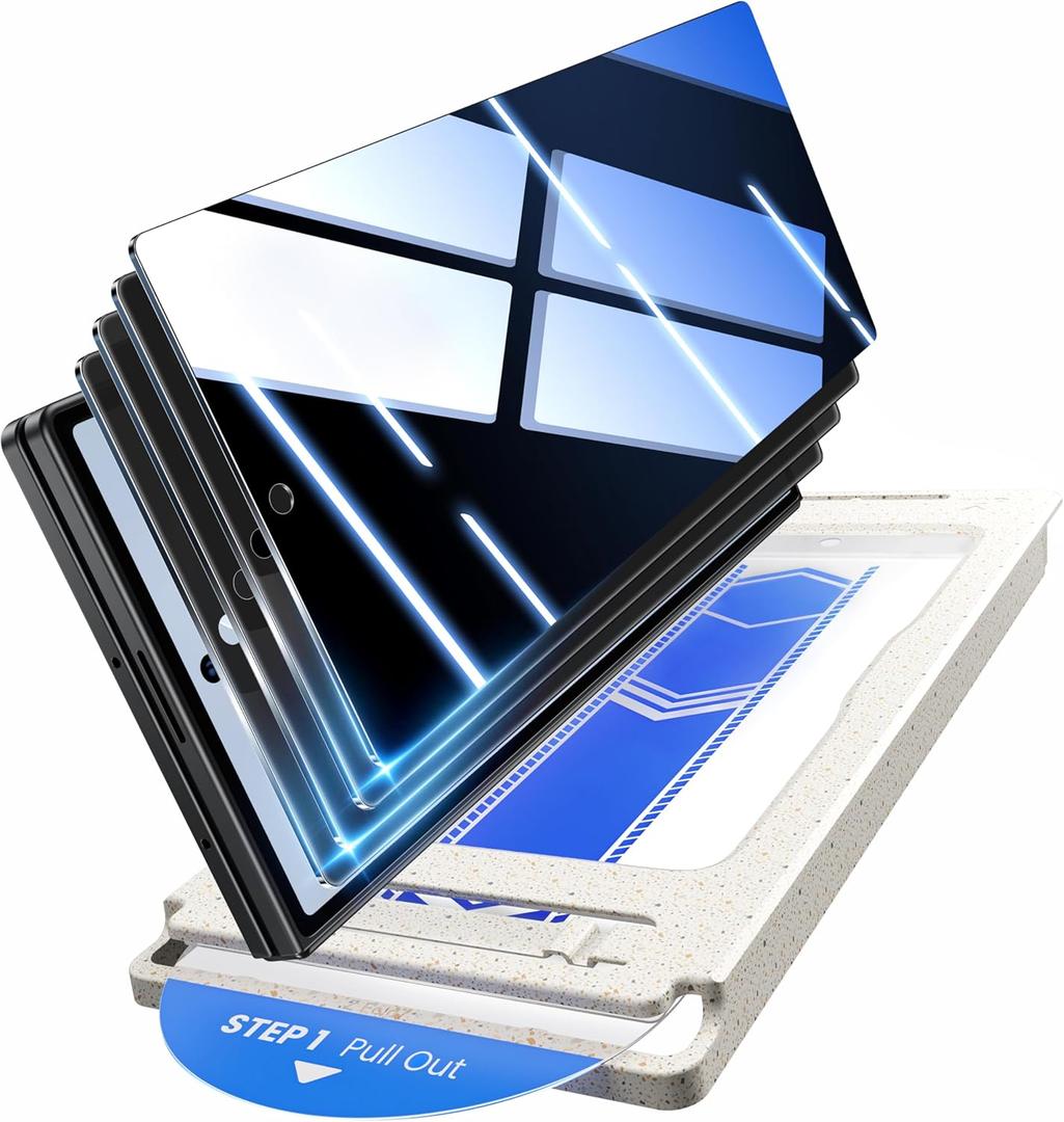 WSKEN 4 Pack Front Privacy Screen Protector for Samsung Galaxy Z Fold 7 - [24 Anti Spy] [Auto Dust Remove] [Zero Bubble] Top 9H+ Tempered Glass 12X Shatterproof Case Friendly,Easy Installation