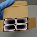 Delamu Cord Covers for 4-7 Wires on Wall, 62.8in Cord Hider Cable Hider, Paintable Wire Covers for Cords on Wall, TV Cord Hider for Wall Mount TV, Cable Cover Management, 4X L15.7 x W1.57 x H0.78in (White)