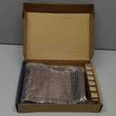 Desktop Black Glass Dry Erase Whiteboard with Reversible Wood Stand, Small Portable White Board Easel for Desk, Reusable Desk Notepad 9.5"x6.7" for Office, Home, School, Marker & Eraser Included, Yeoux