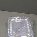 (35 Pack) 8x8 Aluminum Pans with Clear Plastic Lids - Square Baking Cake Pans - Foil Pans with Lids - Disposable Food Containers Great for Cooking, Heating, Storing, Prepping Food