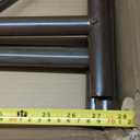 Set of 2 Folding Banquet Table Legs - Sturdy Foldable Table Legs w/Non-Slip Plastic Tips & All-Around Welds - Sleek Black Finish 19 Gauge Steel - 24" W x 72" H Standing Desk Legs