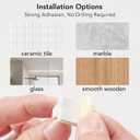NICETOWN 4 Pack No Drill Curtain Rods for Window Adjustable Length Extends 16 to 28 Inches with Adhesive Brackets without Drilling, Cafe Curtain Rod, Easy Installation for Any Spaces, White