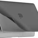 BlueSwan Flexible Case Compatible with MacBook Air 13 inch 2018-2021 Release Model M1 A2337 A2179 A1932, Shatterproof PP and Matte Anti-Fingerprint Protective Case for Air 13.3'', Matte Black