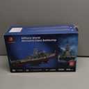 NUTCRACKER Battleship Bismarck Building Block Set - Large MOC Military World-Bismarck Class Battleship Model, Collectible Display Battle Ship Boat Toys Sets for Adults Teens Boys 14+ (2081Pieces)