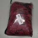 Elegant Long Sequin Formal Dress V-Neck Slit Design, Stretchy Fitted Glamorous, Burgundy, Medium