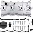 MITZONE Aluminum Valve Cover Compatible with Nissan Altima 2007-2013 Rogue 2008-2013 Sentra 2007-2012 2.5L Replace 13270JA00A 13264JA00A, with Cap Tube & Gasket