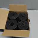 4 Pack Non-Slip Furniture Rail Pads for Recliners,Sofa,couches.Rubber Recliner Chair Floor Protectors,Pads to Keep Furniture from Sliding for Hardwood, Carpet, Marble Floor. 30.5''x3.9'' (Black)