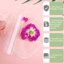 10 x 20pcs Transparent Dried Flower Bookmark, Botanical Specimen Clear Bookmark Beautiful Flower Page Pressed Clips Crafts for Reading Scrapbook DIY (Style D)