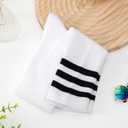 Over The Knee Socks for Women, Long Knee High Socks, Thigh High Stockings (White)