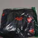 Floerns Women's Heart Print Long Sleeve Button Down Lapel Collar Blouse Top (Black)