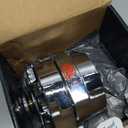 Powermaster Alternator, GM Original Look, 12SI, 100 amps, 12V, 1-Wire / 3-Wire, Single V-Belt Pulley, Straight Mount, Aluminum Case, Chrome, GM, Each
