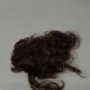 AiUree Short Wave Human Hair Toppers 7 Inch Clip in Top Hair Pieces for Women,4.7"x4.7" Silktop Base Remy Human Hair Wiglet Hairpiece for Thinning Hair 3# Light Brown