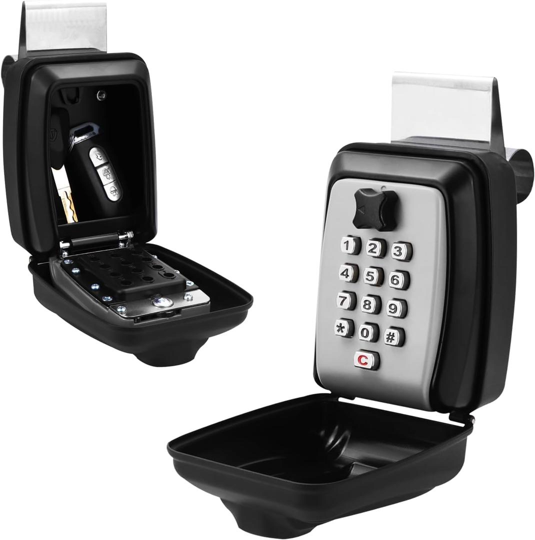 2025 Upgrade SL-591 Car Window Lock Box, car Key Lock Box, Car Lock Box, Car Window Punch Button Lock Box, Vehicle Window Lock Box, Lock Boxes for car fit for Ride Share, Turo, GetAround