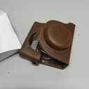 MegaGear MG284 Ever Ready Leather Camera Case Compatible with Sony Cyber-Shot DSC-RX100 VII, DSC-RX100 VI, DSC-RX100 V, DSC-RX100 IV, DSC-RX100 III - Dark Brown