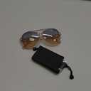 livho Trendy Polarized Aviator Sunglasses Women Men, Retro Sun Glasses for Women Men 2025, Oversized UV Protection Shades (Clear Brown/Green Gradient Brown)