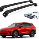 2Pcs Crossbars Fits for Toyota Crown Signia 2025 2026 Aluminum Lockable Roof Rail Racks Cross Bars Luggage Cargo Carrier (All Black)