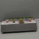 Joiedomi 24"/2FT Mini Christmas Tree Tabletop Set with Clear LED Lights, Artificial Mini Christmas Tree with Star Treetop and Hanging Ornaments, Best DIY Xmas Decorations