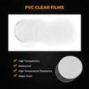BEAMNOVA 100 Sets of Metal Button Supplies Blank 37mm / 1.46 in (Approx. 1-1/2 inch) for Button Maker Machine, Slick Metallic Back, Badge Making Parts Round DIY Pin Maker